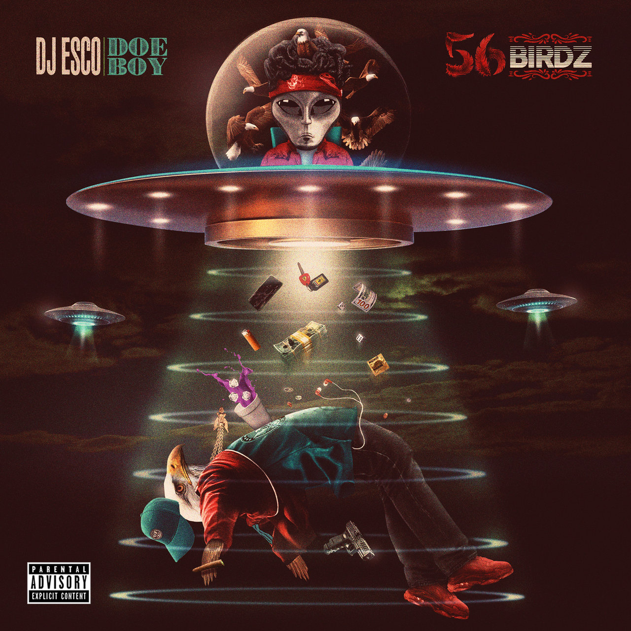 DJ Esco and Doe Boy - 56 Birdz (Cover)