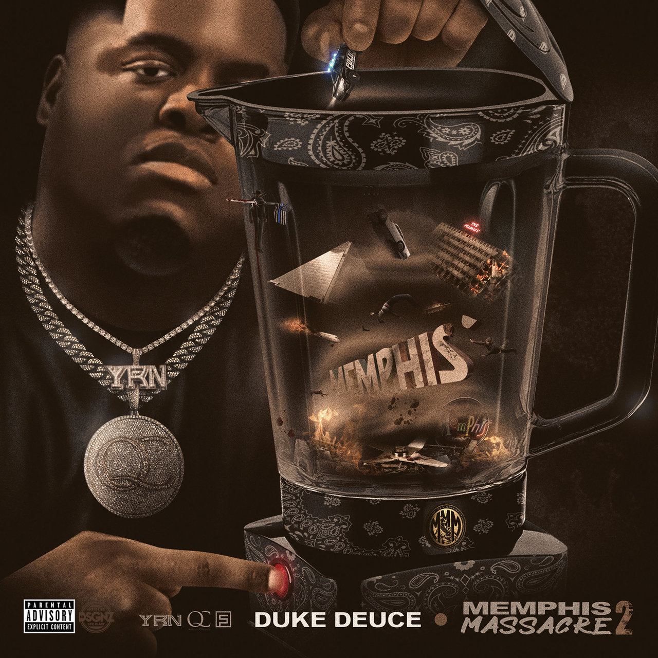 Duke Deuce - Memphis Massacre 2 (Cover)