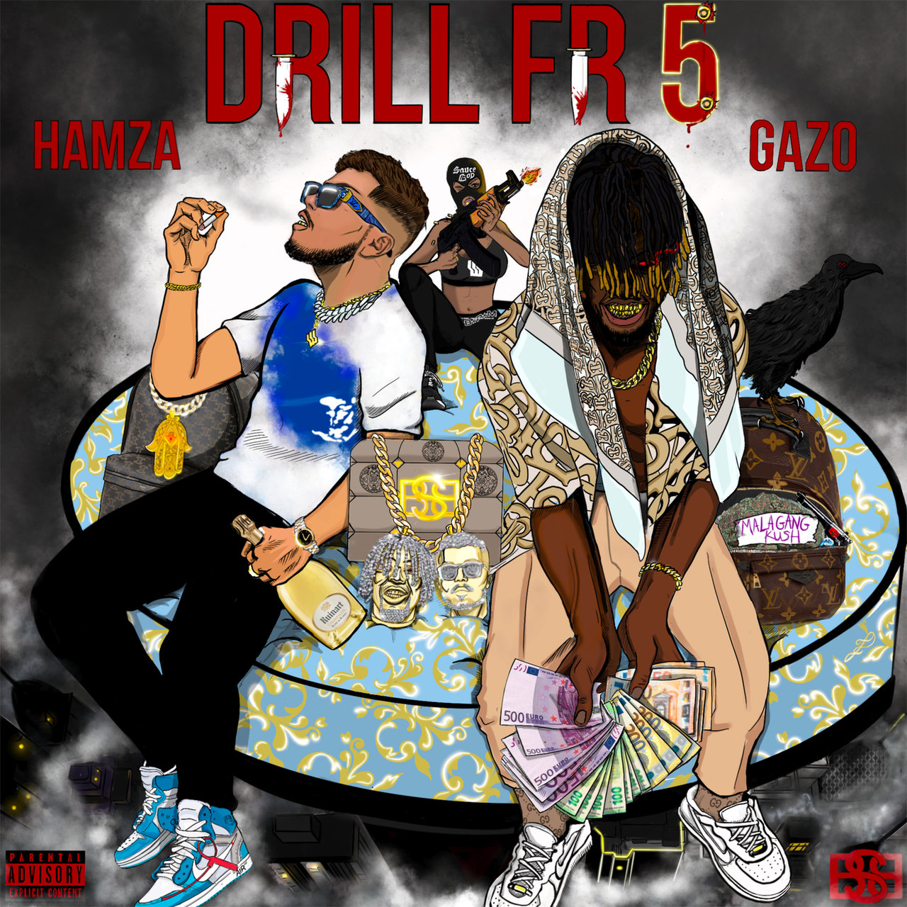 Gazo - Drill FR 5 (ft. Hamza) (Cover)