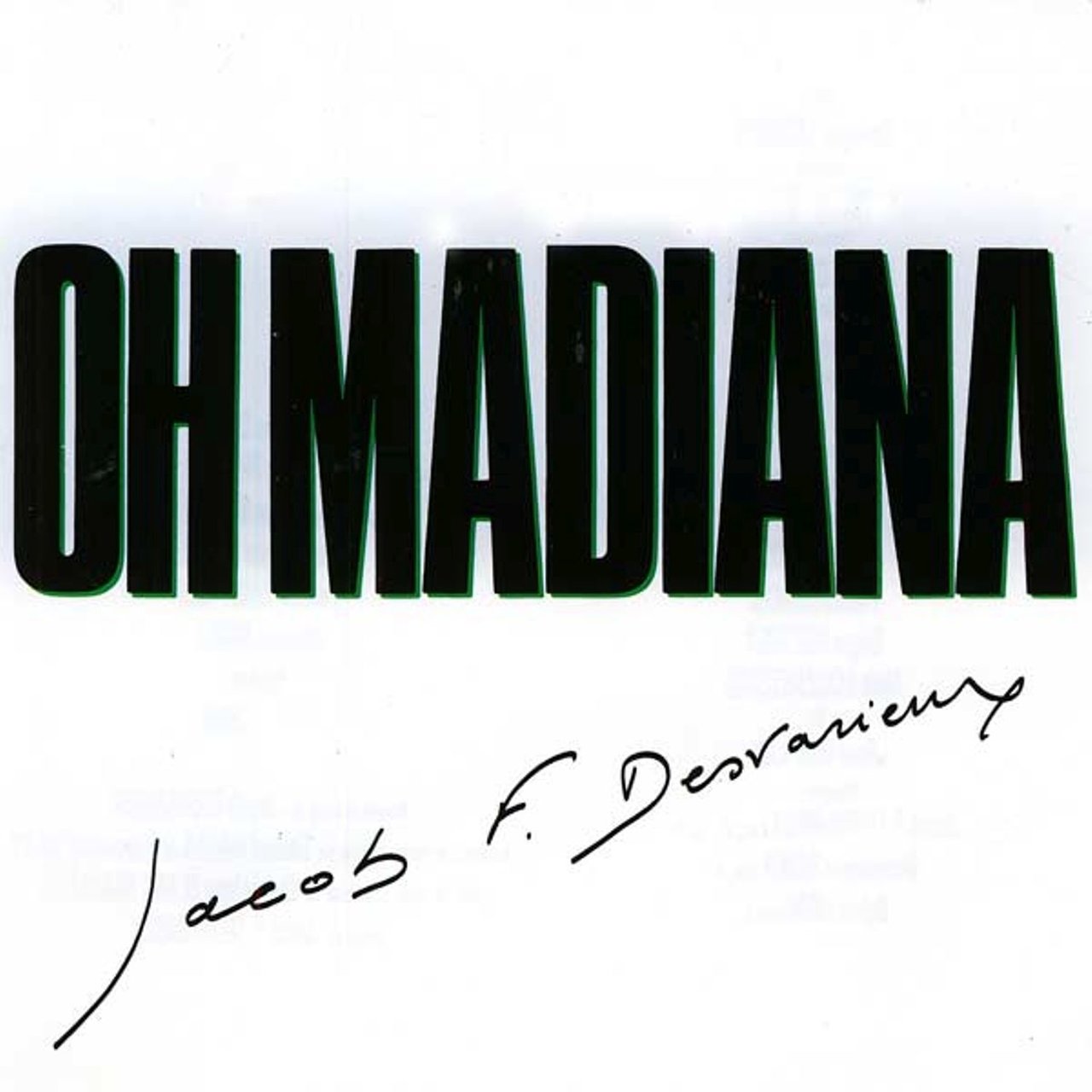 Jacob F. Desvarieux - Oh Madiana (Re-release) (Cover)